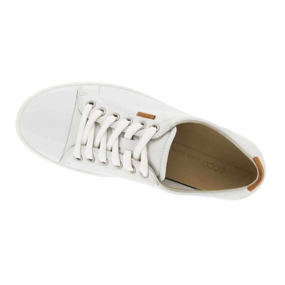 Women's Ecco Soft 7 Sneakers White | Canada 232GSO